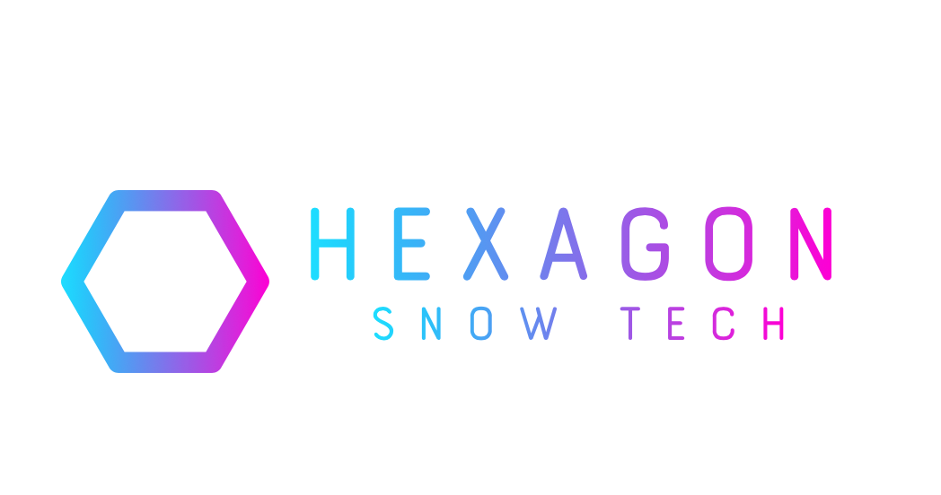 Hexagon Snow Tech Transfer Sticker